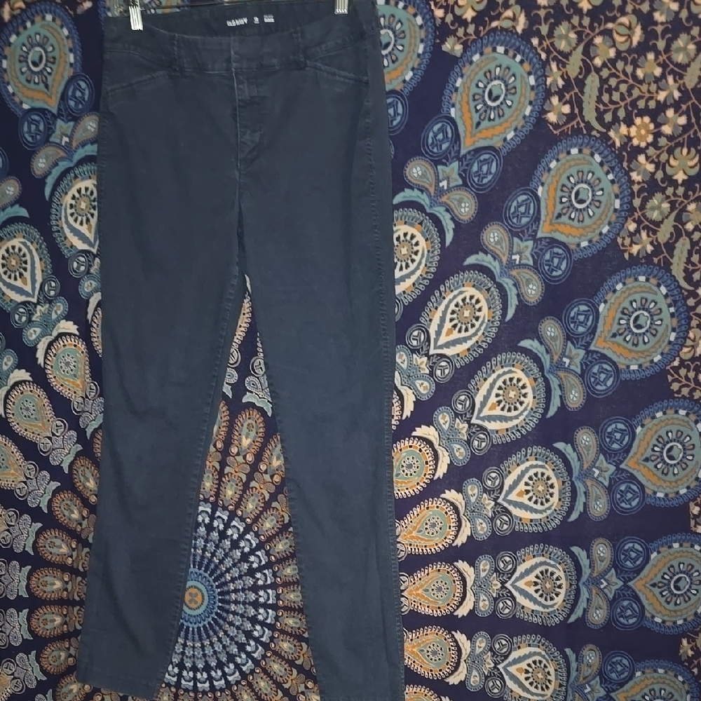 Old Navy Size 12 Tall Mid Rise Pixe Navy